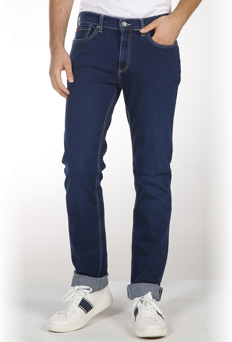 LC112 Jeans Fonce Straight Denim Man Lee Cooper